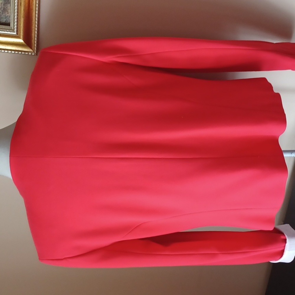 Contemporaine Orange red blazer Size M - Picture 5 of 10